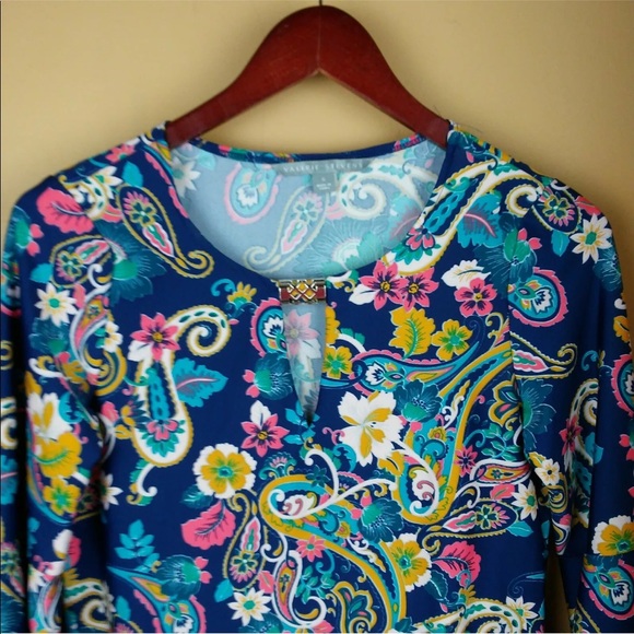 Valerie Stevens boho s top bell sleeves - Picture 6 of 11